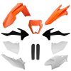 POLISPORT Sada plastov KTM EXC/EXC-F TPI '17-'19 oranžová/biela/čierna