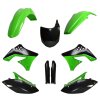 POLISPORT Sada plastov Kawasaki KX 250F (09–12) – čierna / zelená OEM