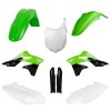 POLISPORT Sada plastov Kawasaki KX 250F (13–16) – zelená / biela / čierna OEM