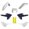 POLISPORT Sada plastov Husqvarna TE/FE TPI '17-'19 biela/modrá OEM