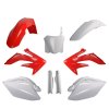 POLISPORT Sada plastov Honda CRF 250R '09 červená/biela OEM