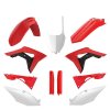 POLISPORT Sada plastov Honda CRF 250R '18-'21; CRF 450R '17-'20 červená/biela OEM