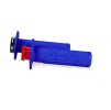 RTECH Gripy (rukoväte) R20 Lock-On (22+25 mm) – modré, Half Waffle, 8× adaptér plynu