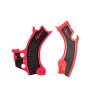 RTECH Kryty rámu Bi-Material Super Grip Honda CRF 450 R/RWE/RX (25), CRF 250 R/RX (25) – červené/čierne
