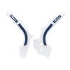 RTECH Kryty rámu Bi-Material Super Grip Husqvarna TC 125 '16-21, TC 250 '17-21, TE/FE/TX/FX 125-501 '17-21, FC 250/350/450 '16-21, FS 450 '17-21 biele/modré