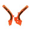 RTECH Kryty rámu Bi-Material Super Grip KTM SX 125/150 '16-18, SX 250 '17-18, EXC/EXCF 250/350/450 '17-19, SXF 250/350/450 '16-18 oranžové/čierne