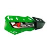 RTECH Chrániče rúk Flx CROSS/Enduro – zelené (2 typy uchytenia na riadidlá a rukoväte)