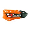 RTECH Chrániče rúk Flx CROSS/Enduro – oranžové (2 typy uchytenia na riadidlá a rukoväte)