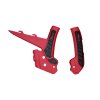 RTECH Kryty rámu Bi-Material Super Grip Gas Gas MC 125/250 (24), MC-F 250/450 Factory Edition (23–24), MC-F/EC-F 250/350/450 (24) – červené/čierne