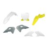 RTECH Sada plastov Husqvarna TC 50 '24-'25 OEM biela / žltá / sivá