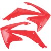 UFO Kryty chladičov Honda CRF 450X '08-'16 červené