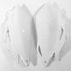 UFO Bočné tabuľky Honda CRF 250R '10, CRF 450R '09-'10 biele