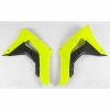 UFO Kryty chladičov Honda CRF 250R-RX, CRF 450R-RX 18-19 žlté fluo