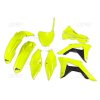 UFO Sada plastov Honda CRF 250R '18-'21, CRF 450R '17-'20 žltá fluo