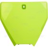 UFO Predná tabuľka Husqvarna TC 125 16-20, TC 250 17-20, TC 300 16-18, FC 250/350/450 16-20 žltá fluo
