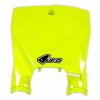 UFO Predná tabuľka Husqvarna TC 125 16-20, TC 250 17-20, TC 300 16-18, FC 250/350/450 16-20 žltá fluo