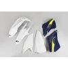 UFO Sada plastov Husqvarna TE/FE 125/250/300/350/450 '15-'16 – OEM '16 (biela/žltá/tmavomodrá)