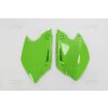 UFO Bočné tabuľky Kawasaki KXF 250 '06-'08 zelené