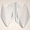 UFO Bočné tabuľky Kawasaki KXF 250 '06-'08 biele KX