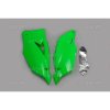 UFO Bočné tabuľky Kawasaki KXF 450 '19-'23, KXF 250 '21-'24 zelené fluo