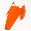 UFO Zadný blatník KTM SX '03-'06, EXC '03-'07 s bočnými tabuľkami oranžový