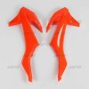 UFO Kryty chladičov KTM SX/SXF '16-'18, EXC/EXCF TPI '17-'19, SX/SXF 16-18, EXC/EXC-F 17-19 oranžové fluo