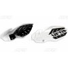 UFO Chrániče rúk Flame KTM SX 125 (16), SX 250 (14–16), EXC 250/300 (14–16), SXF/EXCF (14–16) – bielo-čierne (s uchyteniami)