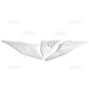 UFO Bočné tabuľky KTM SX/SXF 125/150/250/350/450 '19-'22, EXC 125 '20-'21, EXC/EXCF 150/250/300/350/450/500 TPI '20-2023 + kryt vzduchového filtra s ventilačnými otvormi – biele