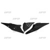 UFO Bočné tabuľky KTM SX/SXF 125/150/250/350/450 '19-'22, EXC 125 '20-'21, EXC/EXCF 150/250/300/350/450/500 TPI '20-2023 + kryt vzduchového filtra s ventilačnými otvormi – čierne