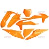 UFO Sada plastov KTM SX 125/150/250 '19-'22, SXF 250/350/450 '19-'22 oranžová fluo