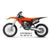 UFO Sada plastov KTM SX 125 / 250 / 300 TBI '23-'24, SX-F 250 / 350 / 450 '23-'24 oranžová / čierna / biela