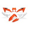 UFO Sada plastov KTM EXC 150 / 250 / 300 TBI '24-'25, EXC-F 250 / 350 / 450 / 500 '24-'25 OEM oranžová/biela