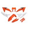 UFO Sada plastov KTM EXC 150 / 250 / 300 TBI '24-'25, EXC-F 250 / 350 / 450 / 500 '24-'25 OEM oranžová/biela