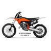 UFO Sada plastov KTM SX 125 / 150 / 250 / 300 '25, SXF 250 / 350 / 450 '25-, biela / oranžová / čierna