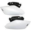 UFO Bočné tabuľky Yamaha YZF 250 '10-'12 biele