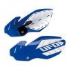 UFO Chrániče rúk Flame Yamaha YZ 125/250 (14–17) – Modro-biele (s uchyteniami)