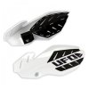 UFO Chrániče rúk Flame Yamaha YZF 250/450 2014–2017 bielo-čierne (s uchyteniami)