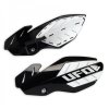 UFO Chrániče rúk Flame Yamaha YZF 250/450 2014–2017 čierno-biele (s uchyteniami)