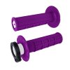 ODI Gripy (rukoväte) Off Road Half Waffle MX V2 Lock-On – purpurové