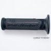 PROGRIP Gripy (rukoväte) PG732 Road (22+25 mm, dĺžka 125 mm) – titánové/čierne, dvojzložkové