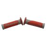 PROGRIP Gripy (rukoväte) PG732 Road 22+25 mm 125 mm – červené/sivé dvojzložkové