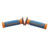 PROGRIP Gripy PG732 125 mm – 22/25 mm, uzavreté (Farba Oranžová fluo / svetlomodrá · 732-364)