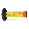 PROGRIP Gripy PG788 No Waffle 115 mm – 22/25 mm, uzavreté (Farba Oranžová fluo / žltá fluo / čierna · 788-281)
