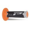 PROGRIP Gripy (rukoväte) PG788 Off Road 22+25 mm 115 mm – sivé/oranžové/čierne trojzložkové