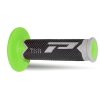 PROGRIP Gripy (rukoväte) PG788 Off Road 22+25 mm 115 mm – sivé/zelené/čierne trojzložkové