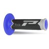 PROGRIP Gripy (rukoväte) PG788 Off Road 22+25 mm 115 mm – sivé/čierne/modré trojzložkové