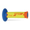 PROGRIP Gripy (rukoväte) PG788 Off Road (22+25 mm, dĺžka 115 mm) – oranžové fluo/žlté fluo/svetlomodré, trojzložkové