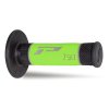PROGRIP Gripy PG790 No Waffle 115 mm – 22/25 mm, uzavreté (Farba Sivá / zelená / čierna · 790-231)
