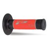 PROGRIP Gripy (rukoväte) PG790 Off Road 22+25 mm 115 mm – sivé/čierne/červené trojzložkové