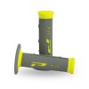 PROGRIP Gripy (rukoväte) PG791 Off Road 22+25 mm 115 mm – sivé/žlté fluo dvojzložkové